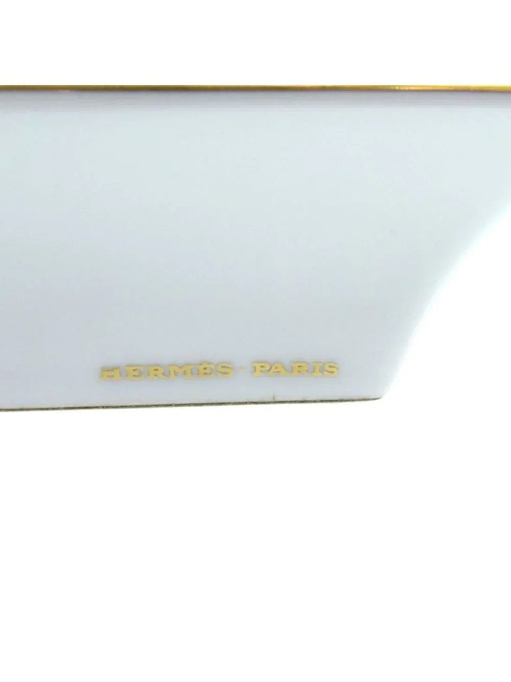 Hermes Ashtray Shelf Flower Monarch Porcelain Blue Accessory 0617